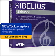 cover Sibelius-Ultimate Educational Digital Version 1-Year Subscription New, EDU for Sibelius Ultimate
